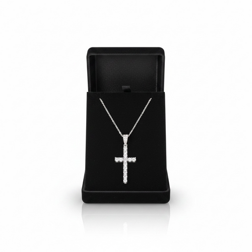 Colar Cruz Lumière Cristal