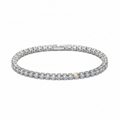 Pulseira Riviera Blanc Fina em Ródio