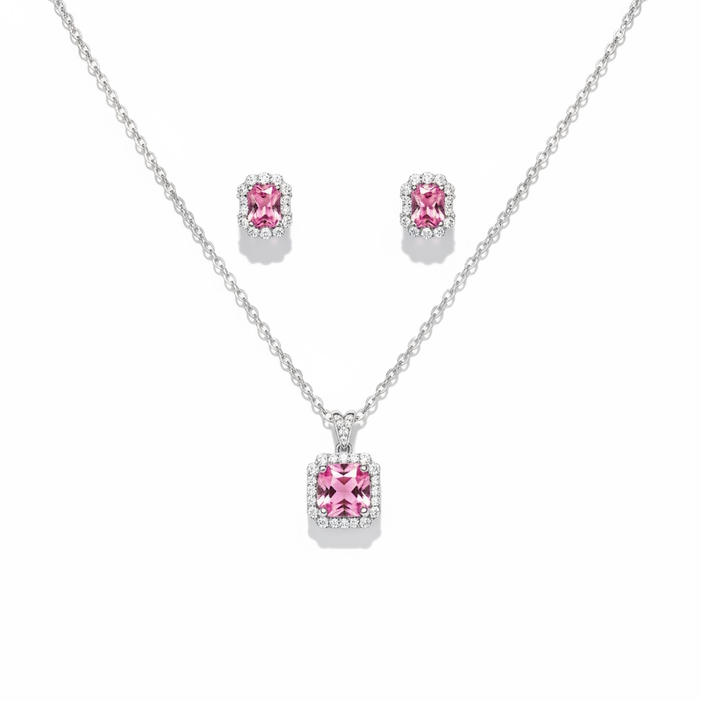 Conjunto Rose Cristal