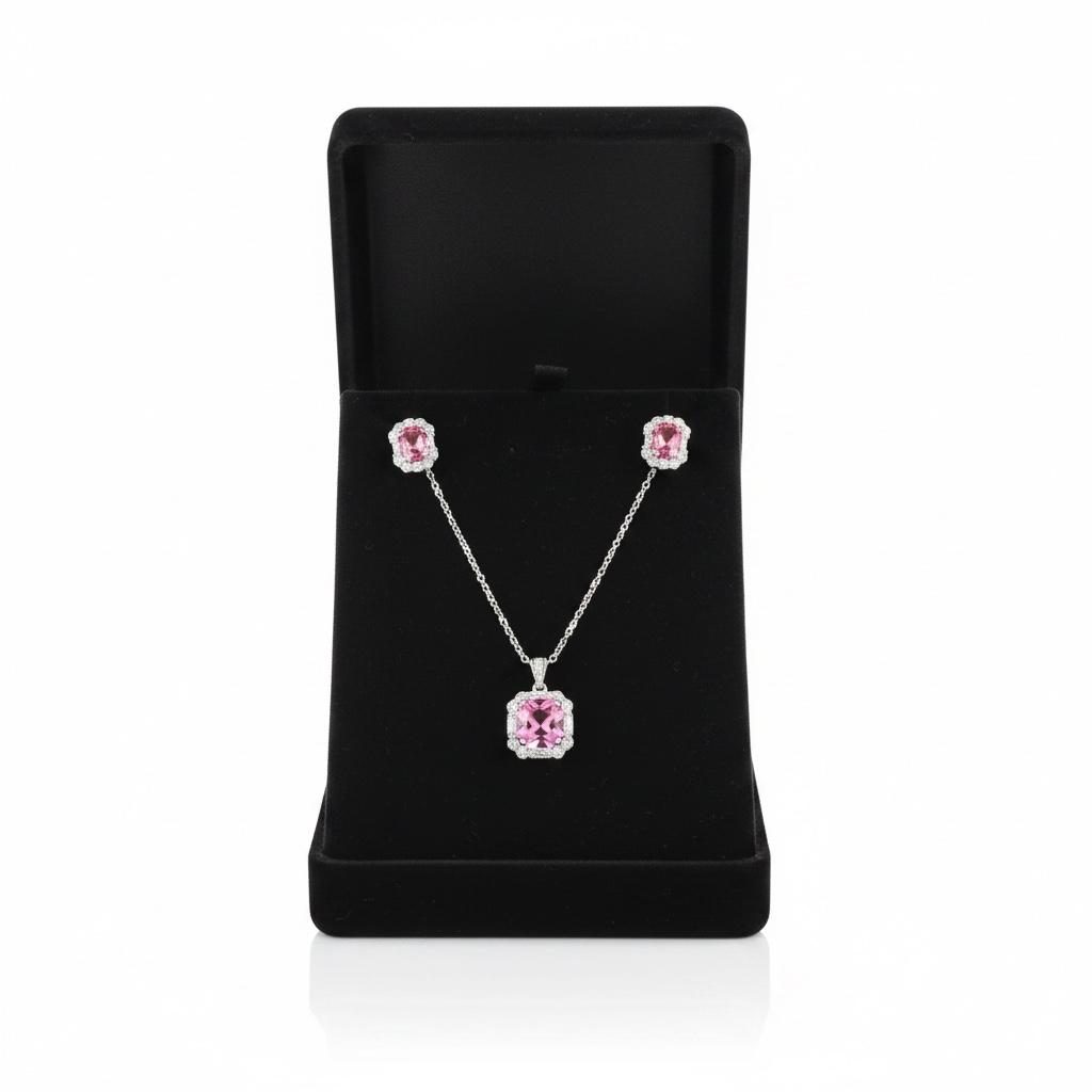Conjunto Rose Cristal