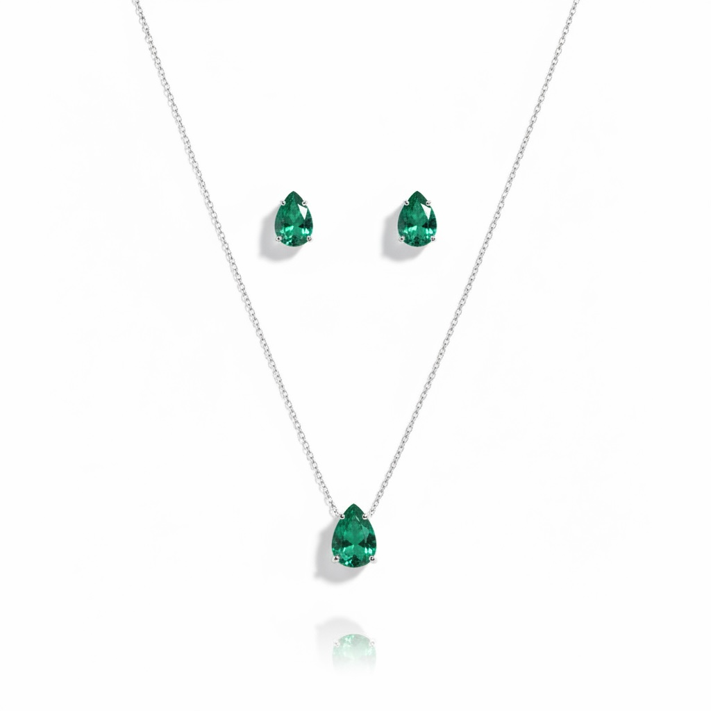 Conjunto Gota Esmeralda