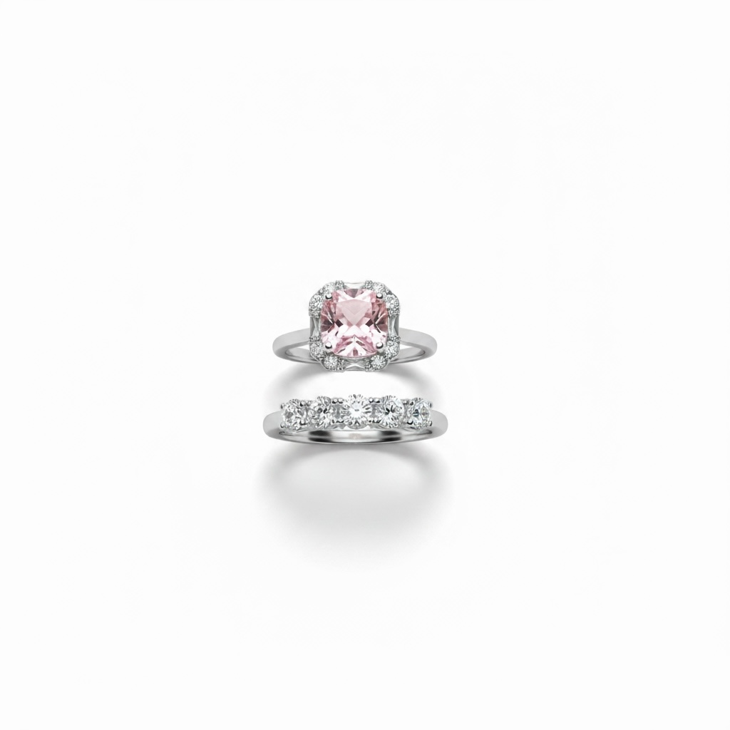 Duo de Anéis Rose