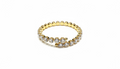 Bracelete Lumière Dourado Zircônia Regulável